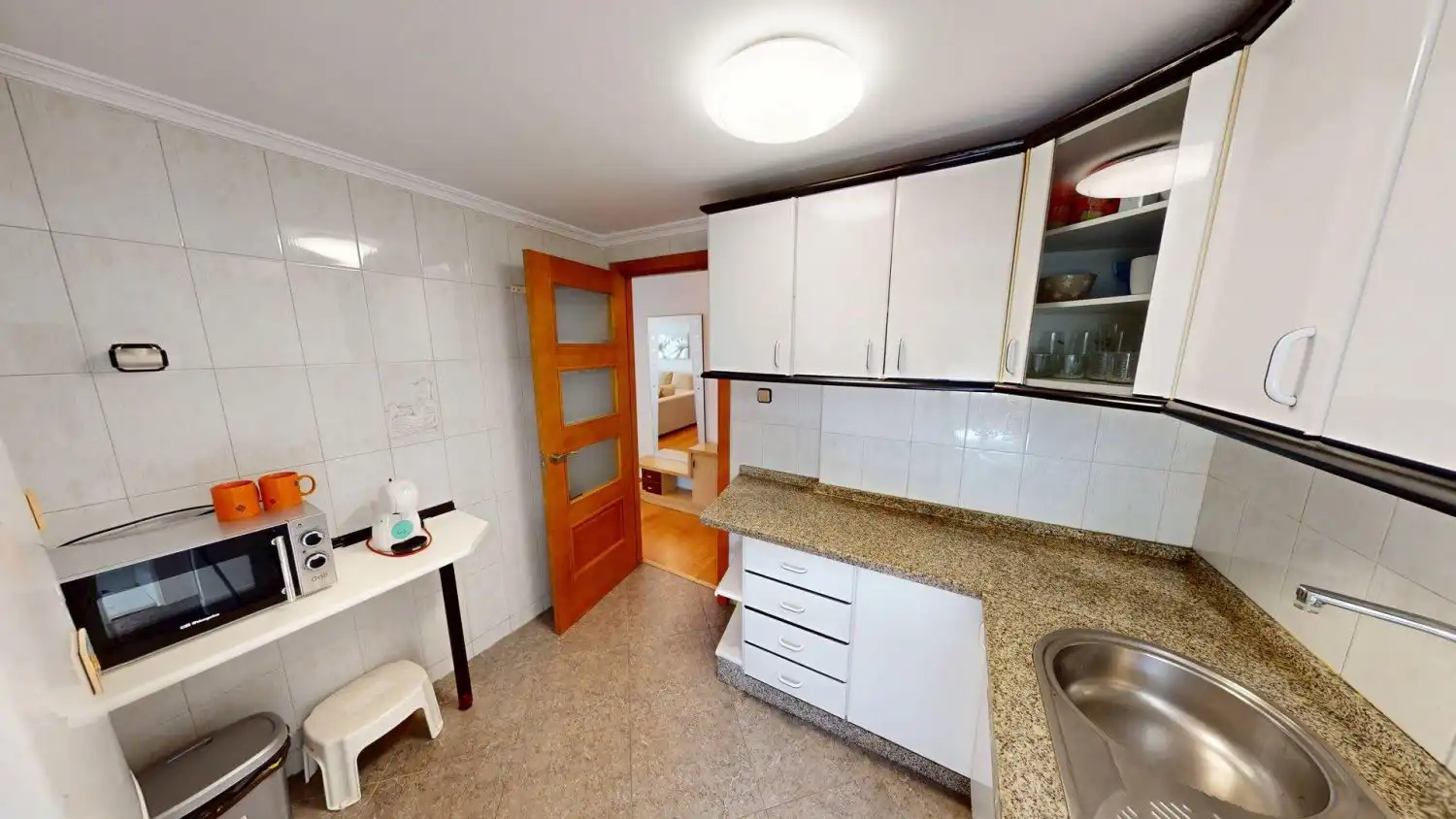 Küche von Wohnung zur Miete in Sevilla mit Klimaanlage und Heizung