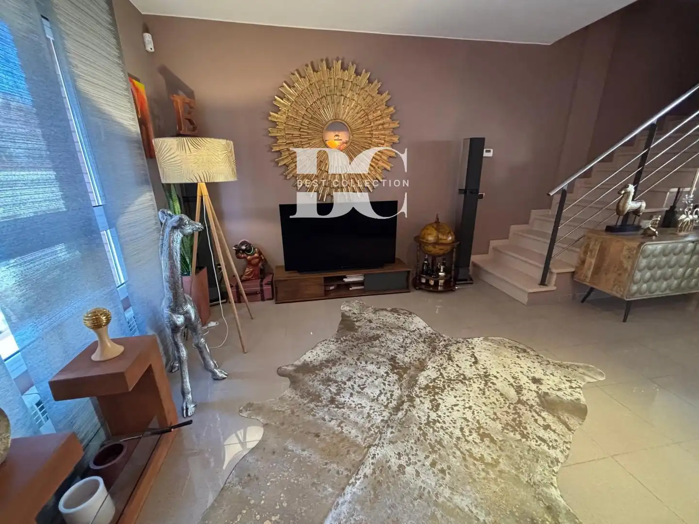 Sala de estar de Casa adosada en venta en Lloret de Mar con Aire acondicionado, Calefacción y Jardín privado