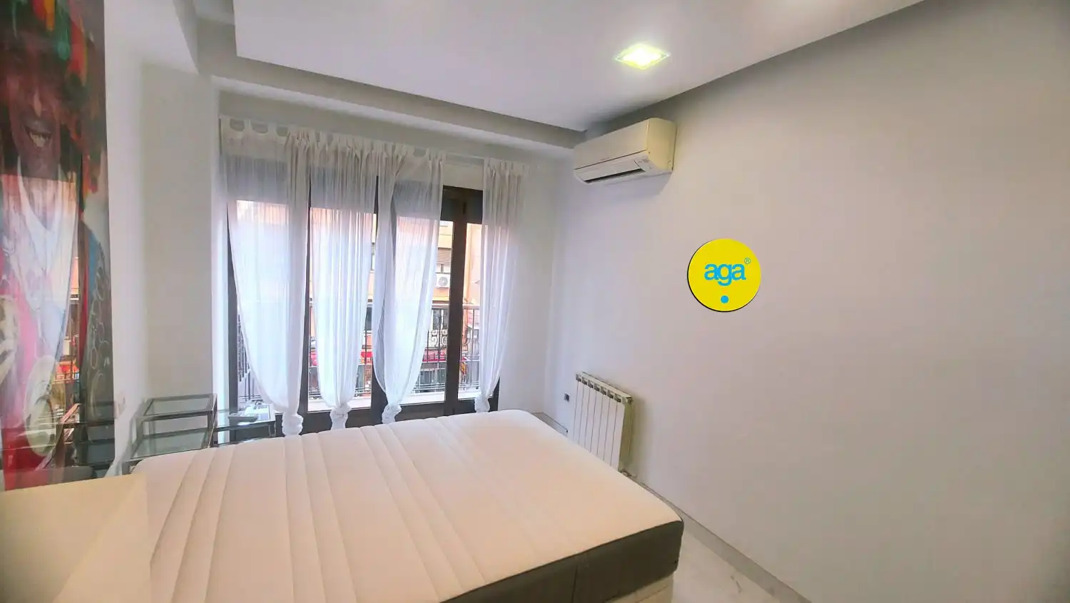 Bedroom of Flat for rent in Jaén  with Air Conditioner, Heating and Furnished