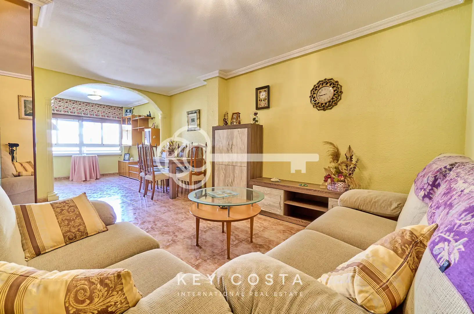 Sala d'estar de Pis en venda en Alicante / Alacant amb Moblat