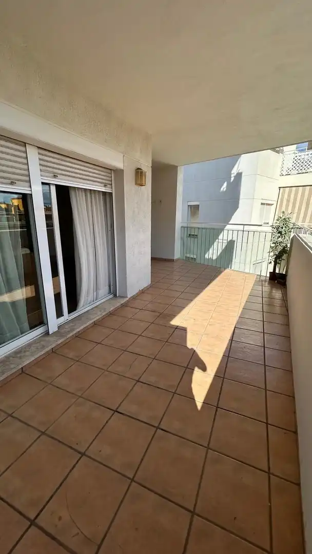 Terrace of Flat for rent in Algeciras  with Air Conditioner, Furnished and Pets allowed