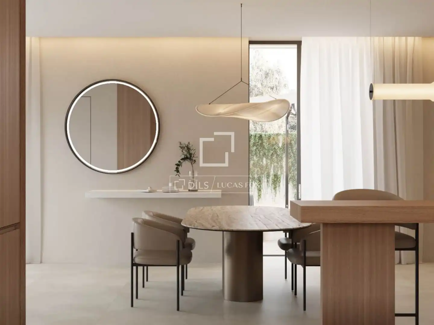 Dining room of Houses for sale in L'Eliana  with Air Conditioner, Terrace and Swimming Pool