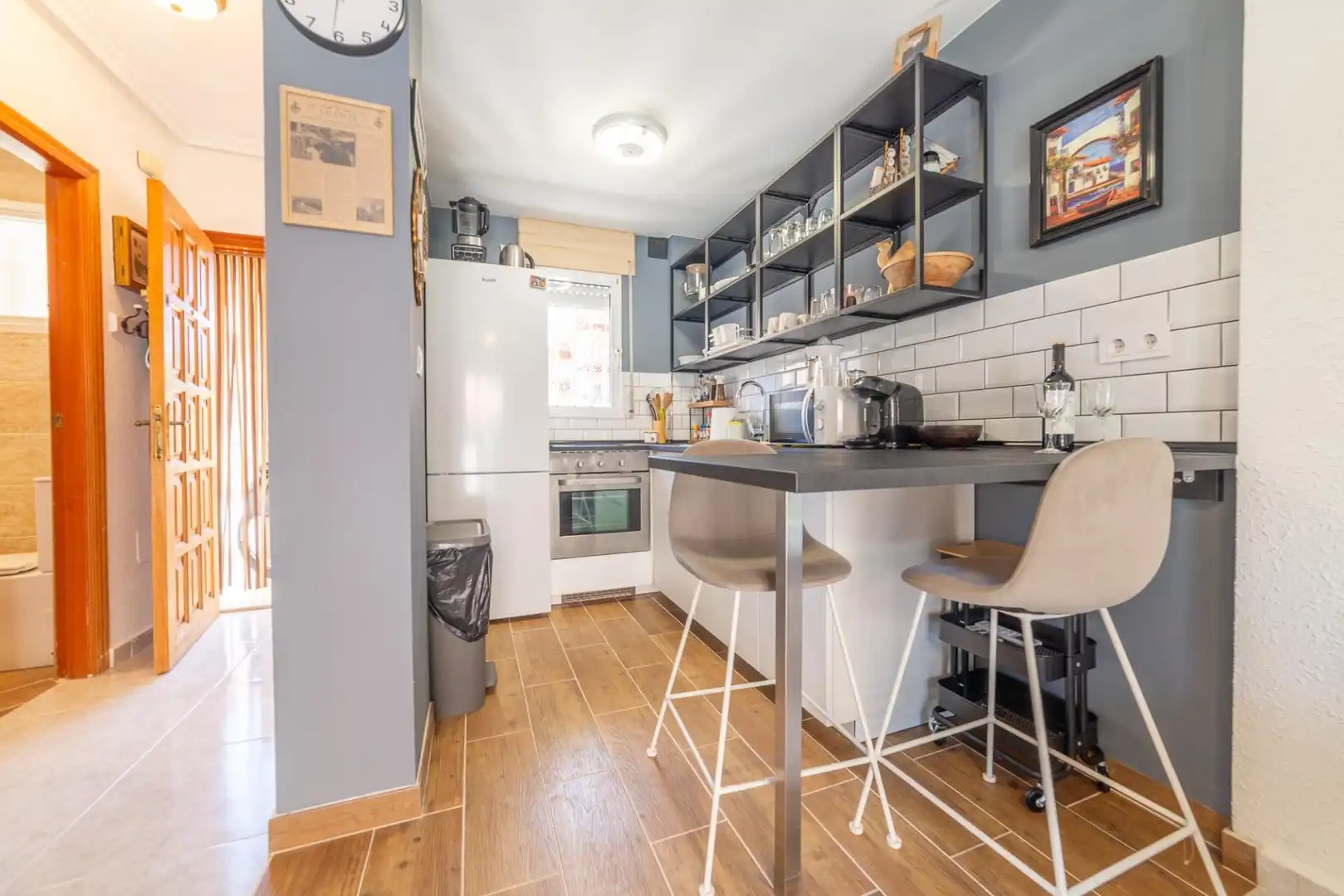 Cuina de Apartament en venda en San Javier amb Aire condicionat, Jardí privat i Terrassa