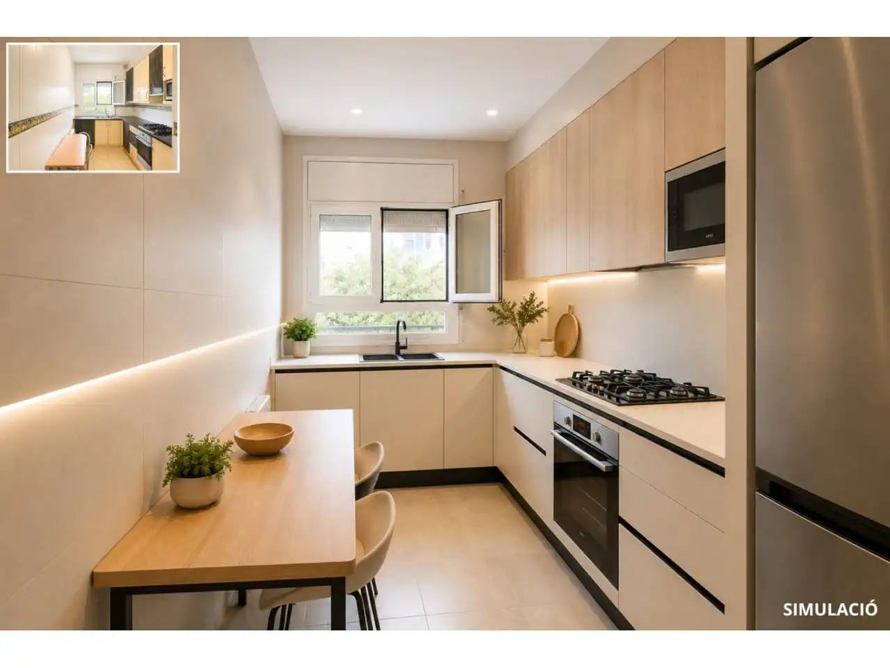 Cocina de Piso en venta en Manlleu con Calefacción, Terraza y Balcón