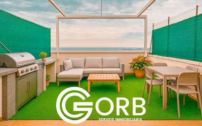 Terrace of Flat for sale in Mataró  with Heating, Terrace and Balcony