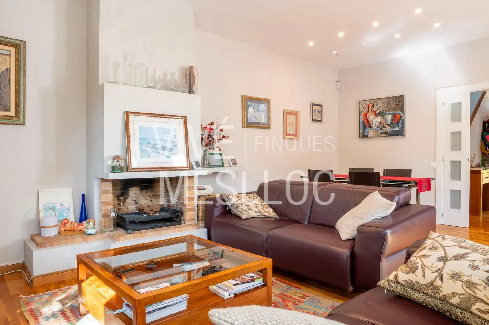 Sala de estar de Casa o chalet en venta en Tiana, Barcelona