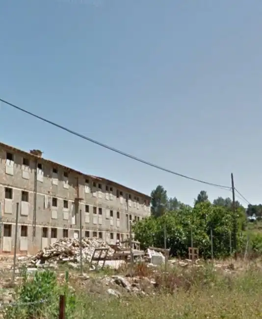 Vista exterior de Nau industrial en venda en Cheste