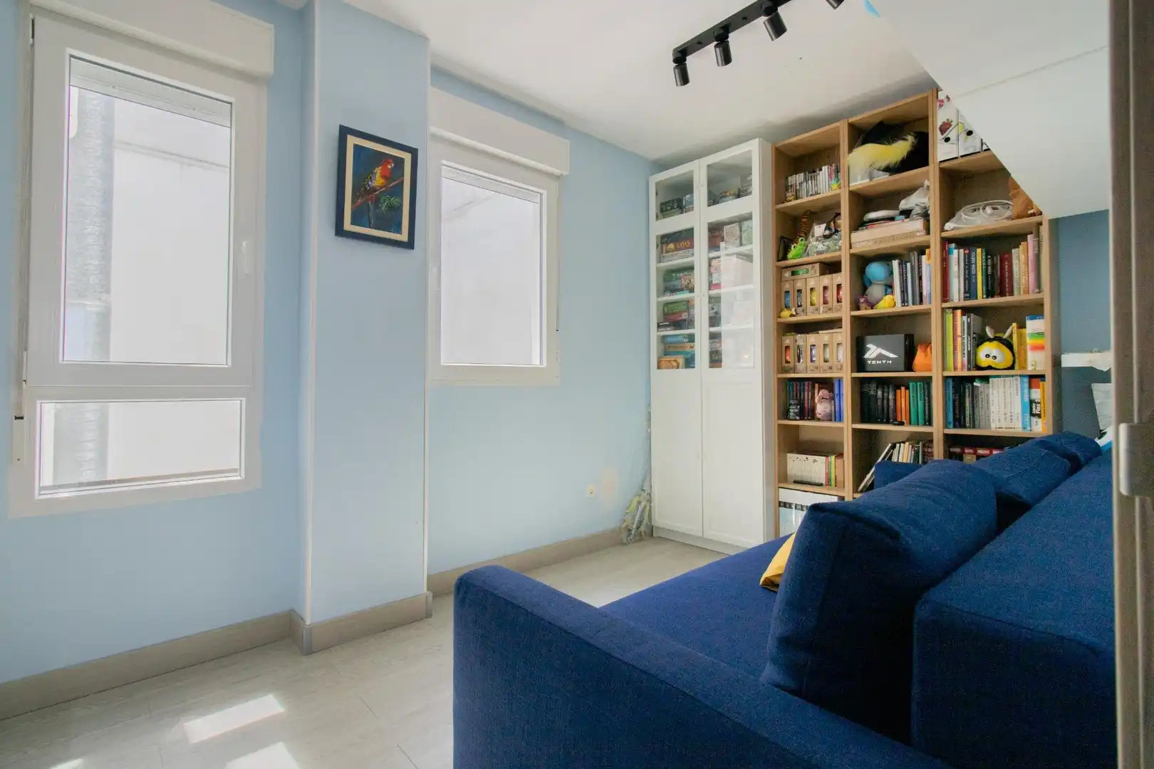 Sala de estar de Ático en venta en Museros con Aire acondicionado, Terraza y Amueblado