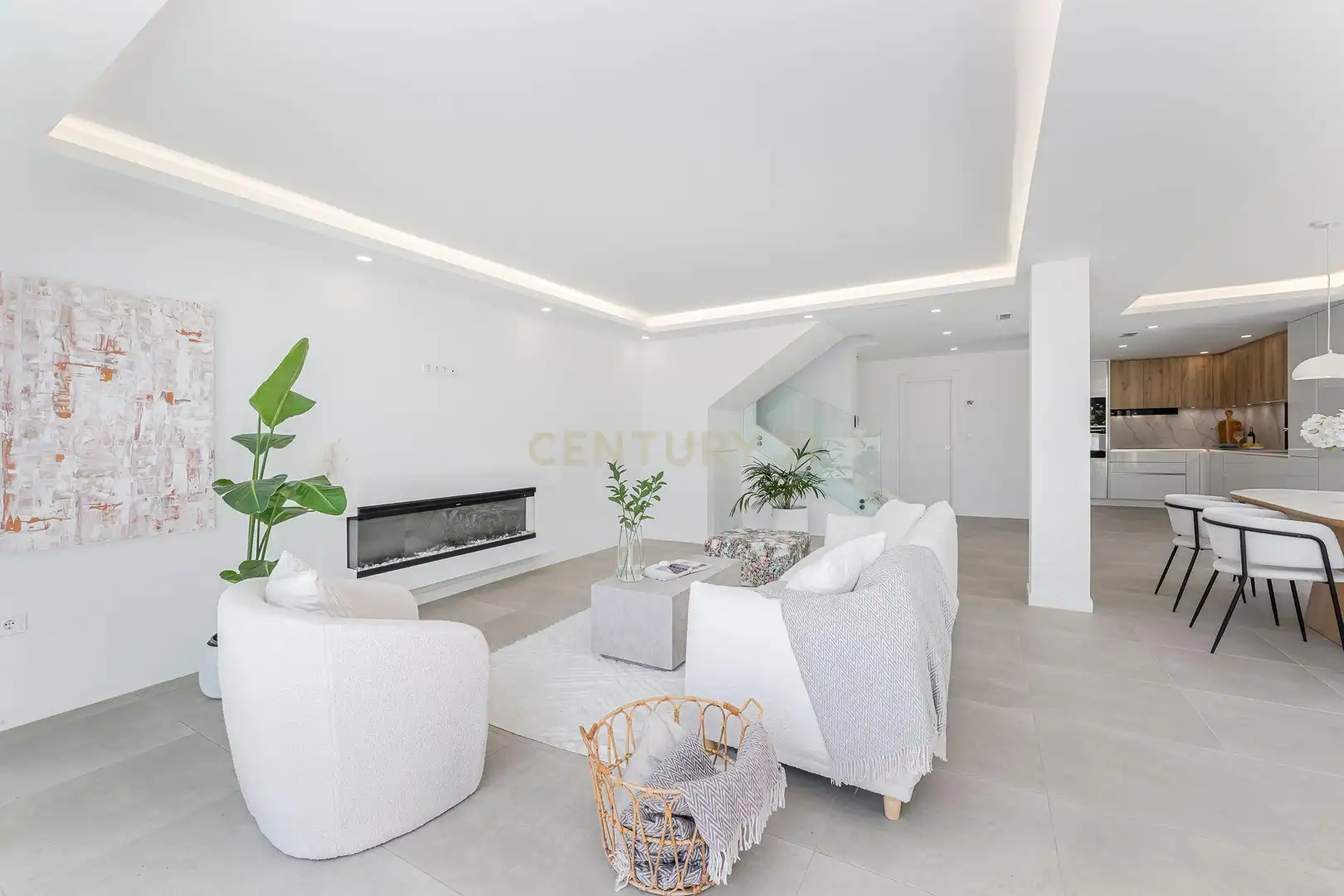 Wohnzimmer von Haus oder Chalet zum Verkauf in Marbella mit Klimaanlage, Privatgarten und Abstellraum
