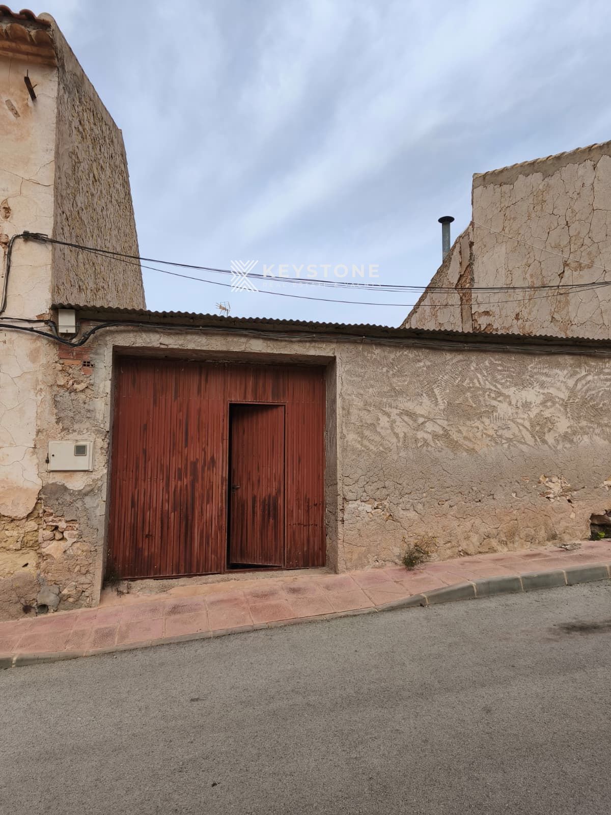 Exterior view of House or chalet for sale in Algueña  with Air Conditioner and Heating