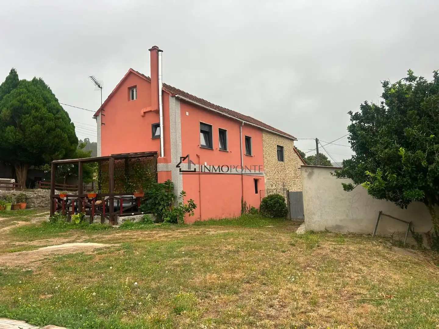 Exterior view of Houses for sale in Moraña  with Heating, Private garden and Terrace