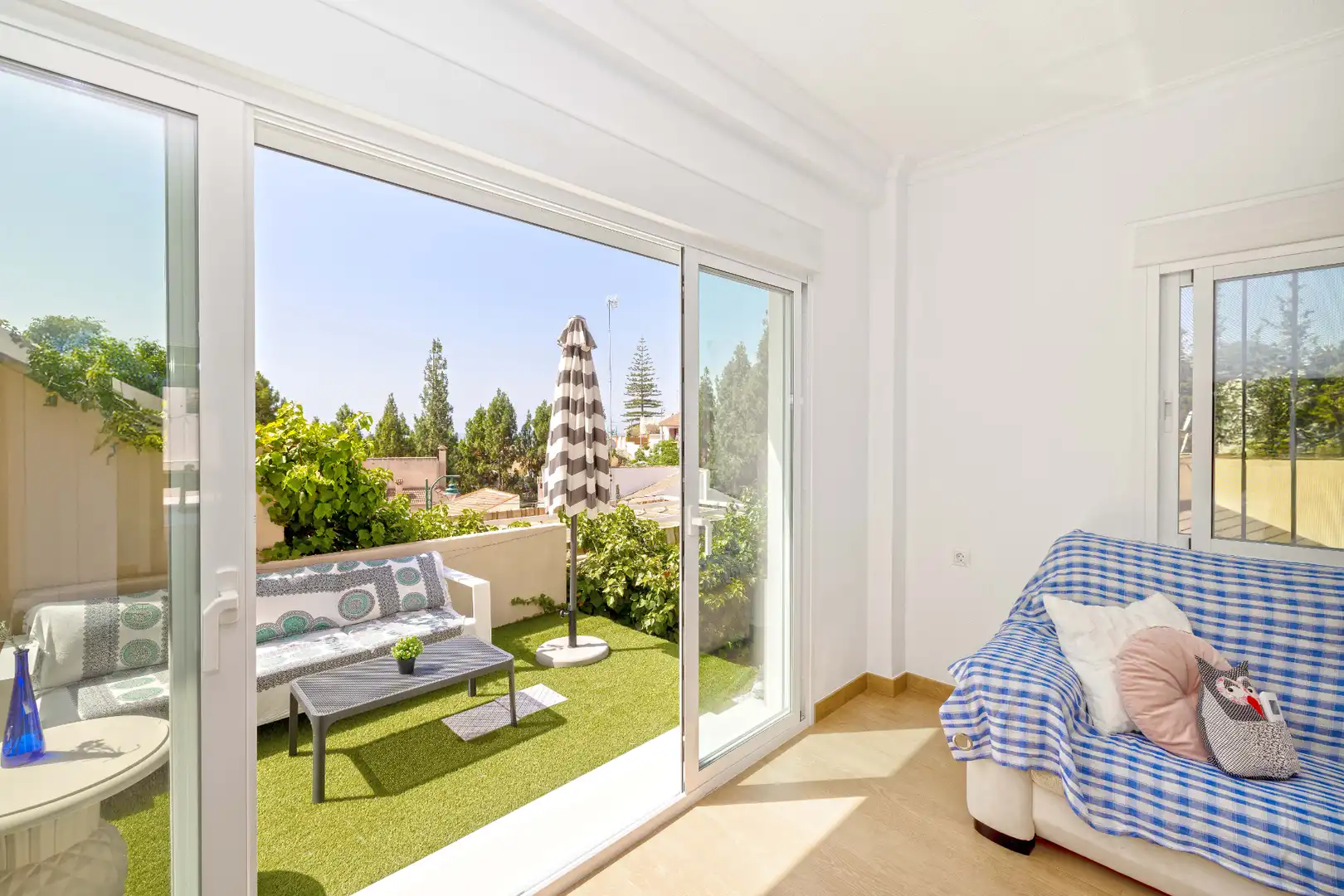 Bedroom of Houses for sale in Málaga  with Air Conditioner, Heating and Private garden