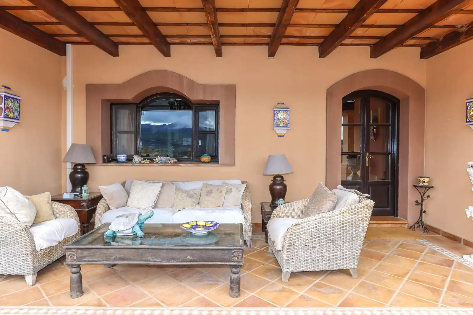 Sala de estar de Casa o chalet en venta en Monda con Aire acondicionado, Jardín privado y Trastero