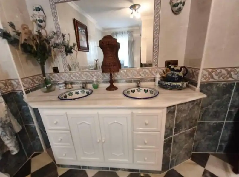 Bathroom of Detached homes for sale in Paterna de Rivera  with Storage room, Furnished and Balcony