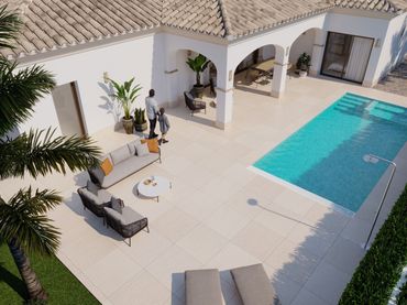 Chalet con piscina en venta en Lo Pagán