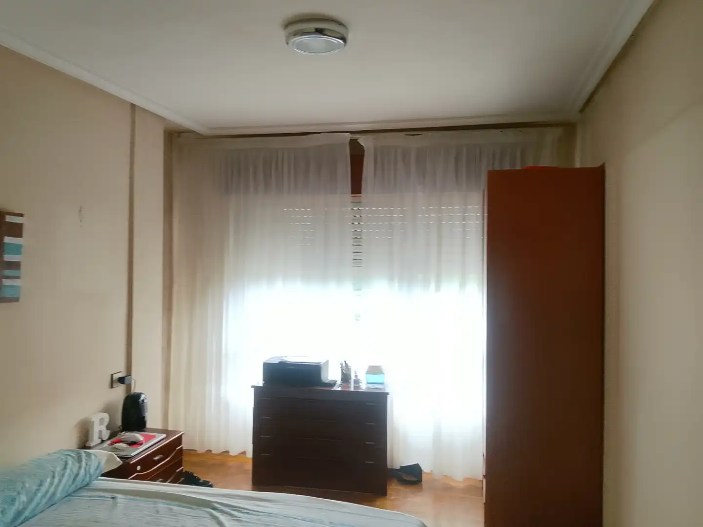 Schlafzimmer von Wohnung zum Verkauf in Pravia mit Parkett, Terrasse und Waschmaschine