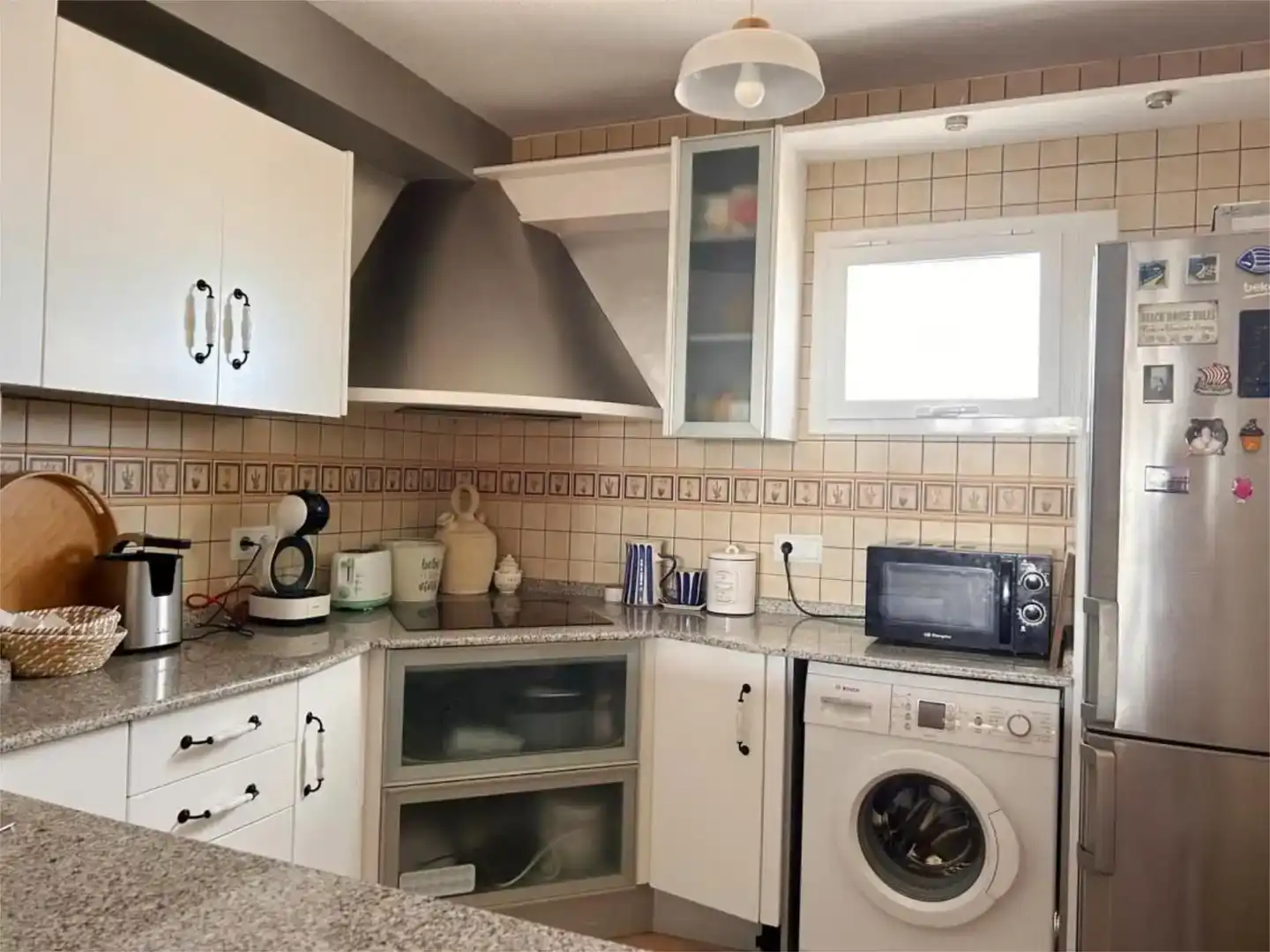 Küche von Wohnung zur Miete in Mojácar mit Klimaanlage, Schwimmbad und Möbliert