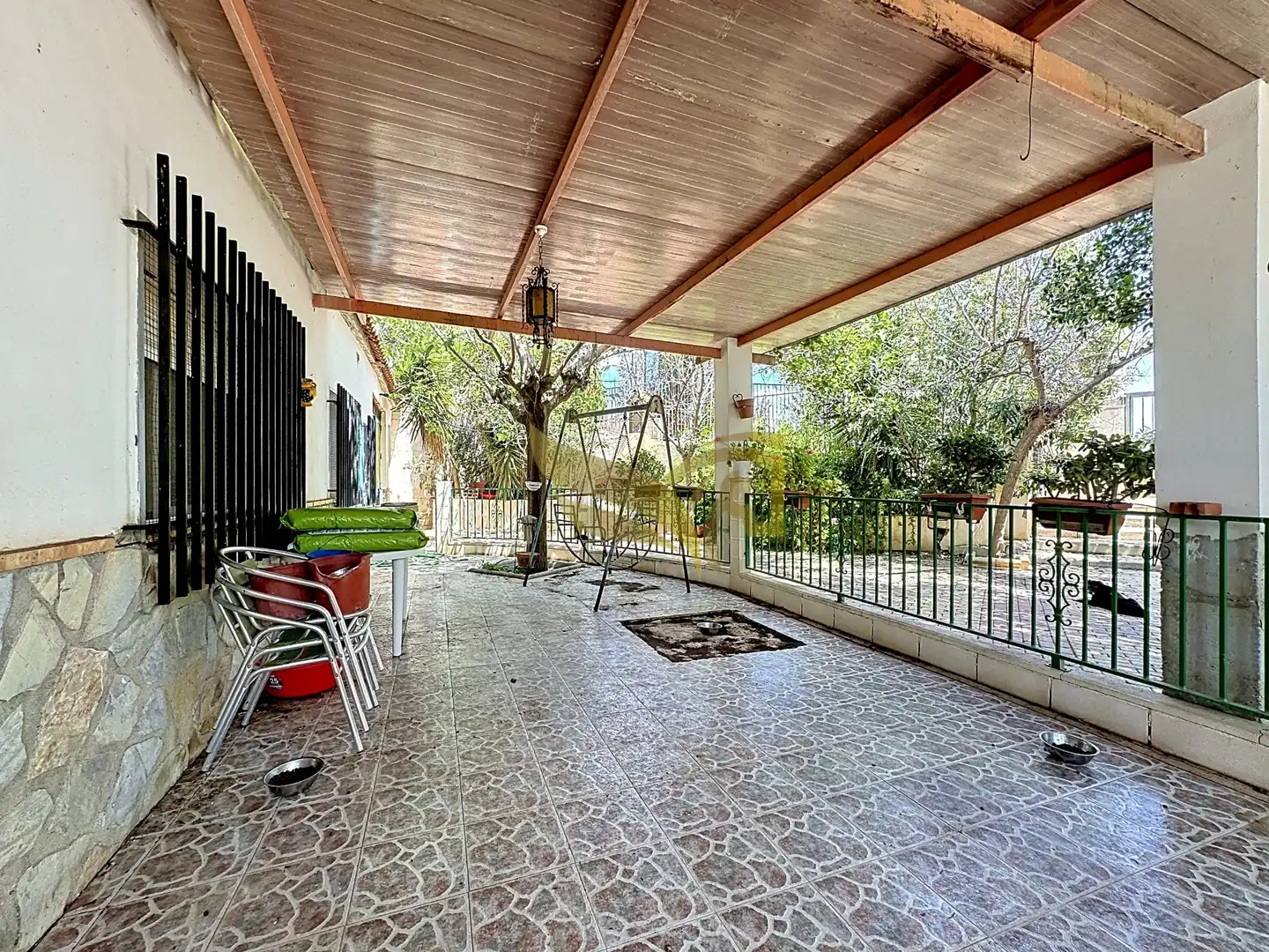 Terraza de Finca rústica en venta en Las Torres de Cotillas con Aire acondicionado, Jardín privado y Terraza