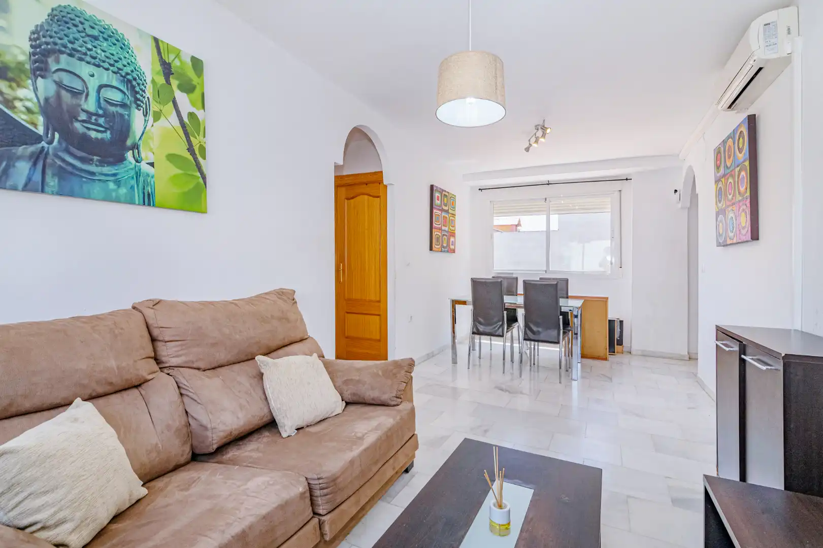 Wohnzimmer von Wohnung zum Verkauf in Las Gabias mit Abstellraum, Möbliert und Waschmaschine