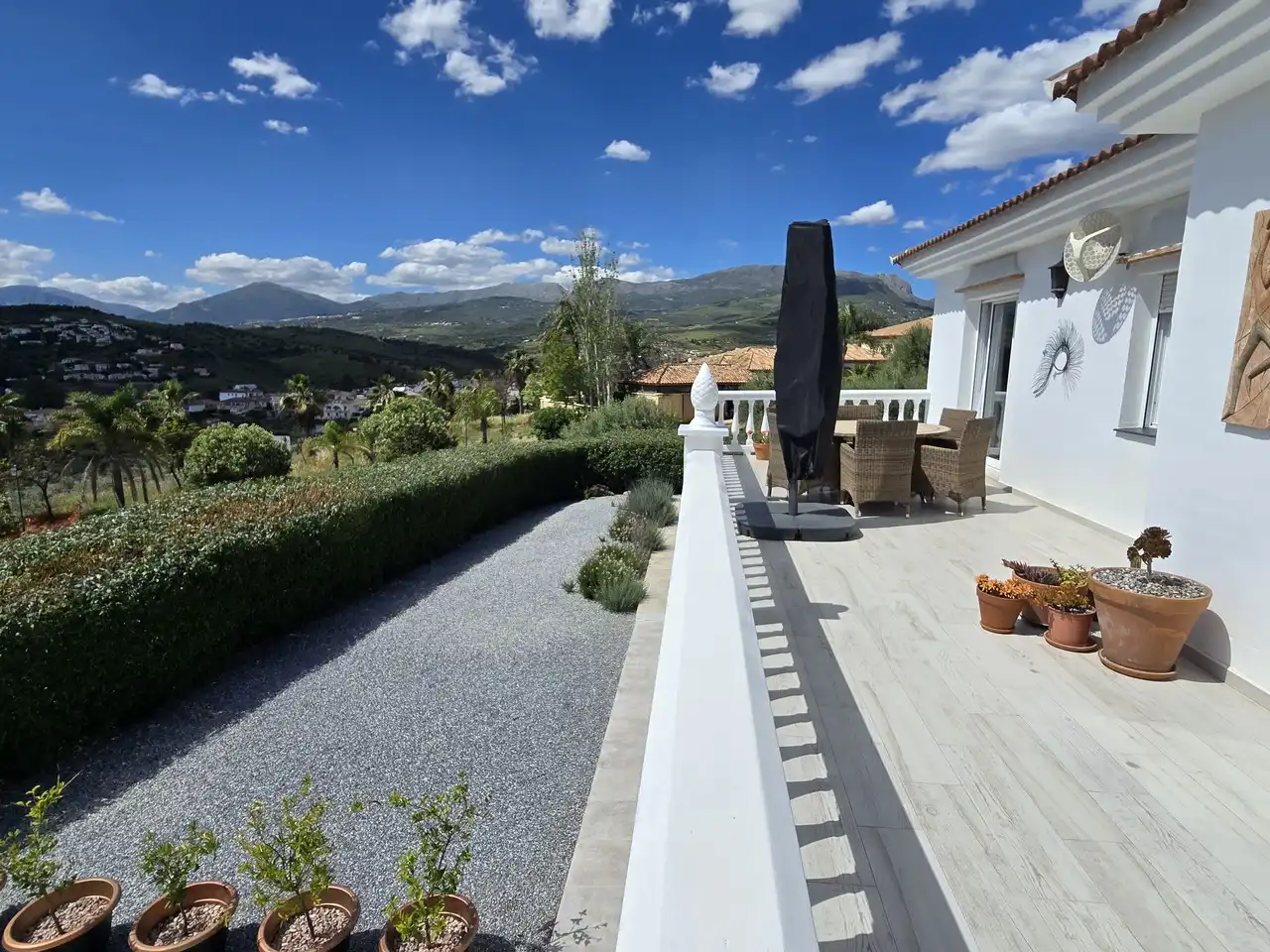 Terraza de Casa o chalet en venta en Alcaucín con Aire acondicionado y Piscina