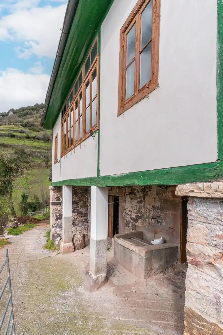 Vista exterior de Casa o chalet en venta en Somiedo con Calefacción y Jardín privado