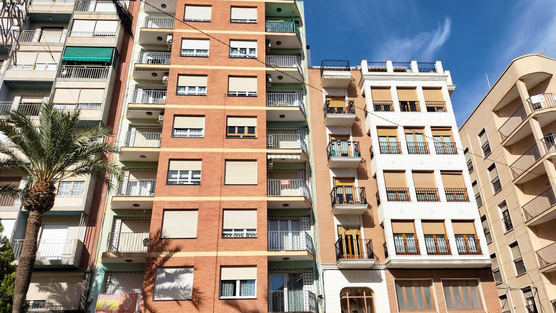 Vista exterior de Apartament en venda en Sax amb Moblat, Balcó i Internet