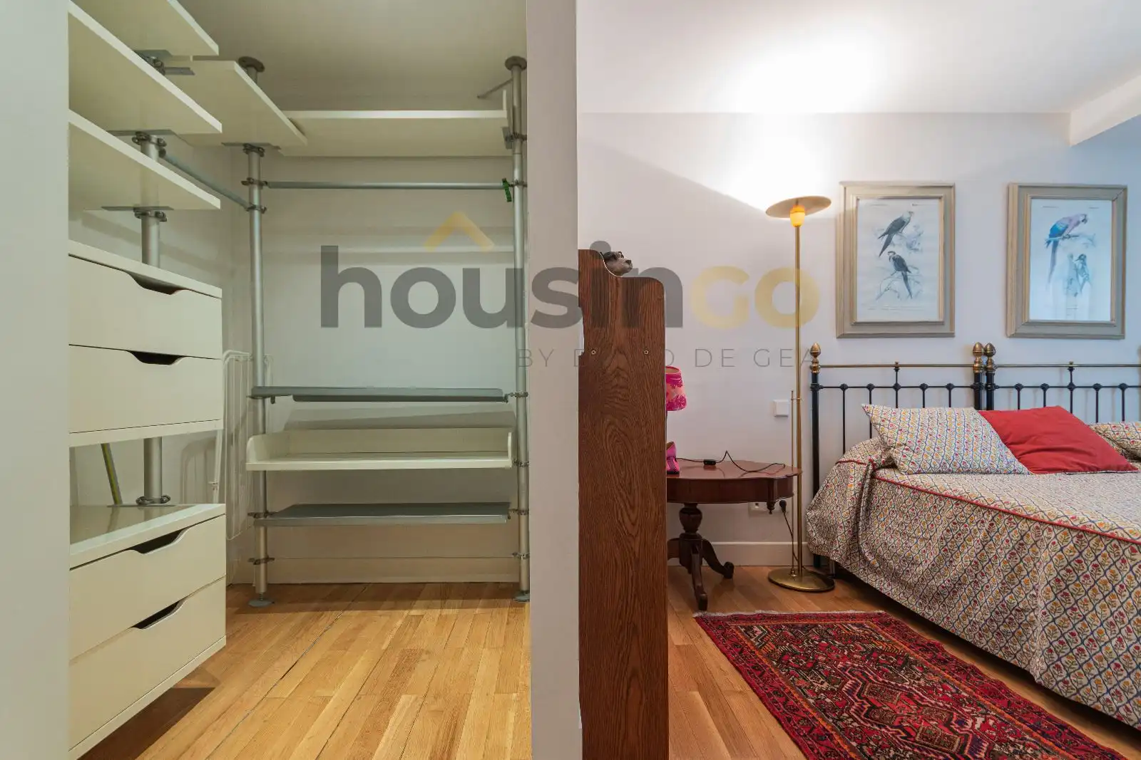Bedroom of Flat for rent in Madrid  with Air Conditioner, Heating and Furnished