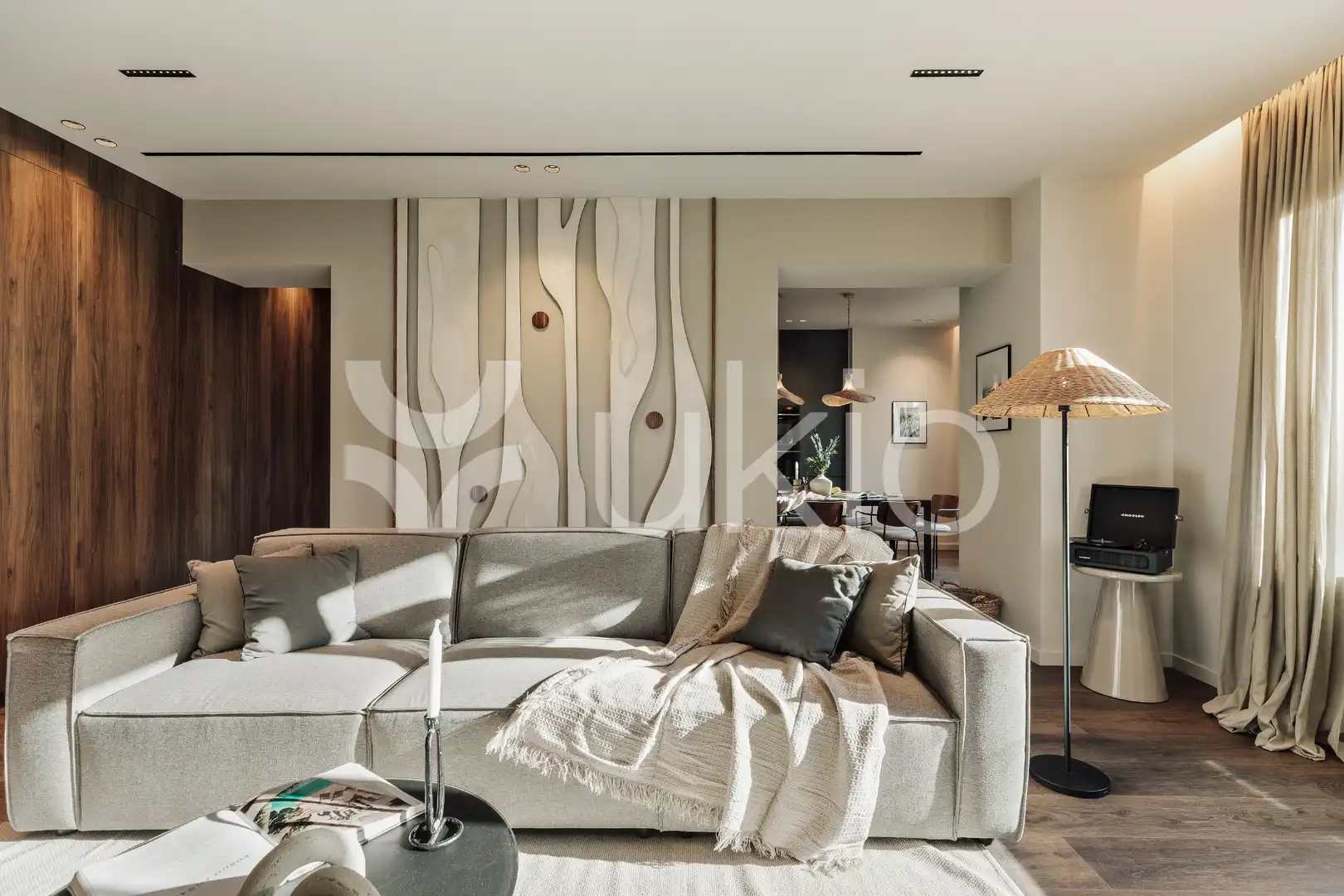 Sala d'estar de Apartament de lloguer en Barcelona amb Aire condicionat, Calefacció i Moblat
