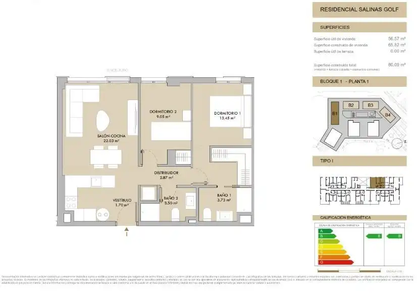 Piso en venta en Roquetas de Mar con Jardín privado, Terraza y Piscina comunitaria