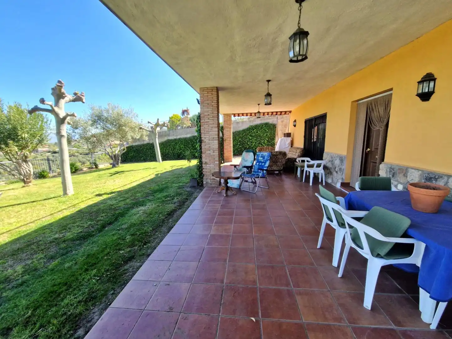 Garden of Houses for sale in Plasencia  with Air Conditioner, Private garden and Terrace