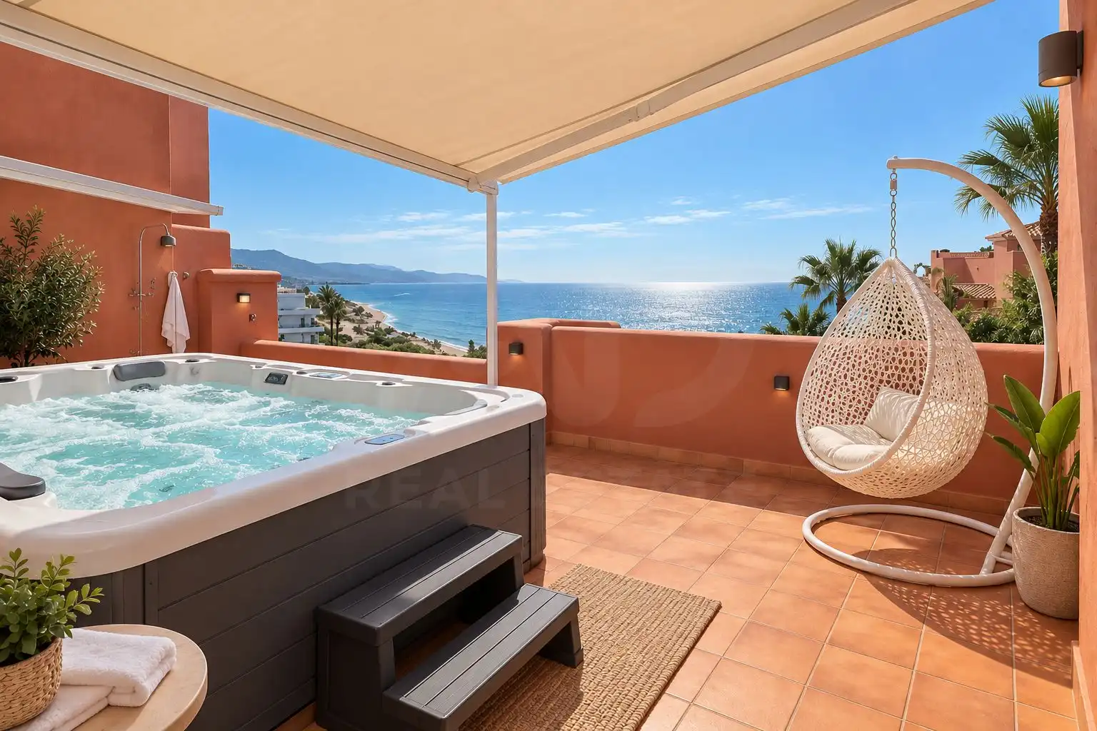 Àtic amb piscina en venda a Punta del Faro