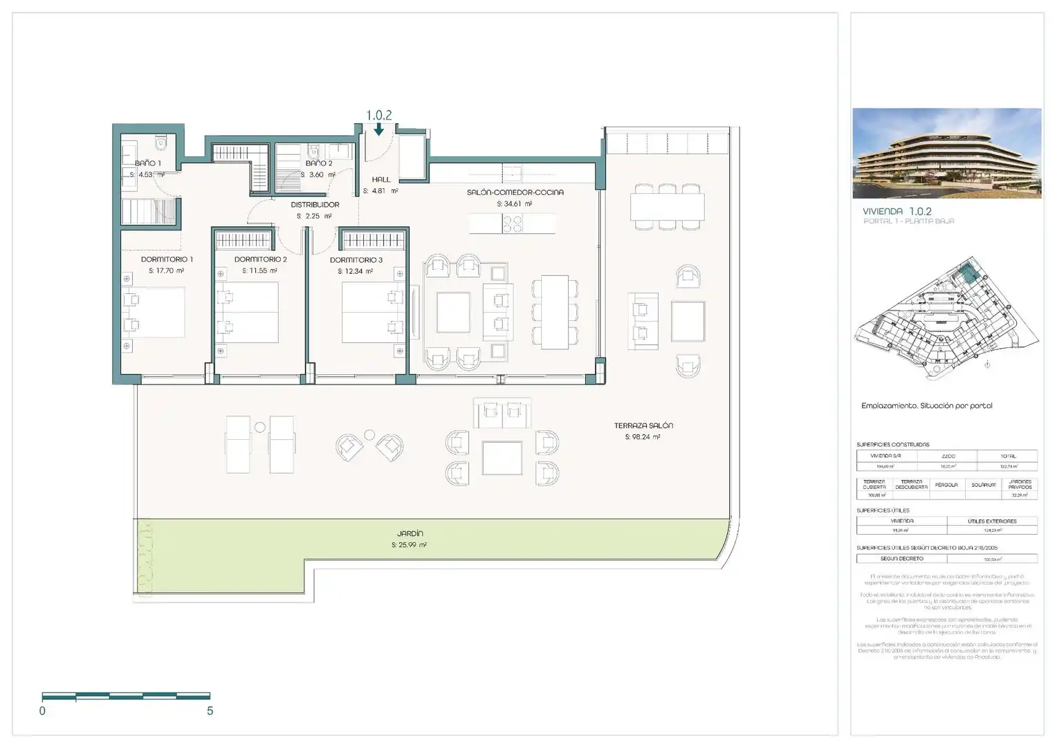 Planta baixa en venda en Estepona amb Aire condicionat, Jardí privat i Terrassa