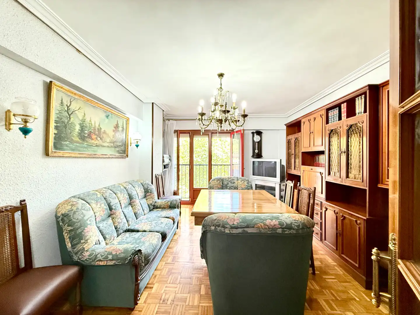 Wohnzimmer von Wohnung zum Verkauf in Donostia - San Sebastián  mit Heizung, Terrasse und Möbliert