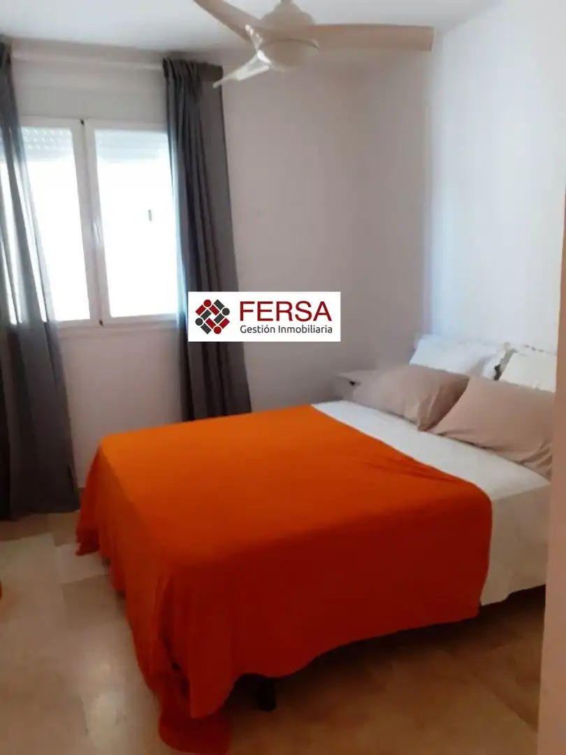 Schlafzimmer von Wohnungen zur Miete in El Puerto de Santa María mit Klimaanlage, Heizung und Privatgarten