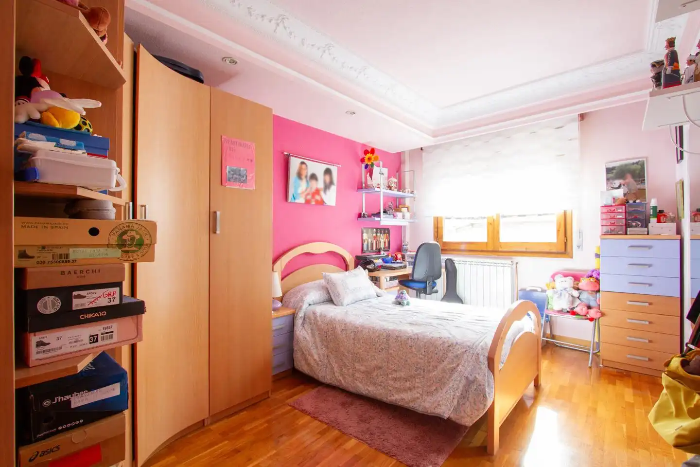 Schlafzimmer von Maisonette zum Verkauf in Villava / Atarrabia mit Klimaanlage, Heizung und Terrasse