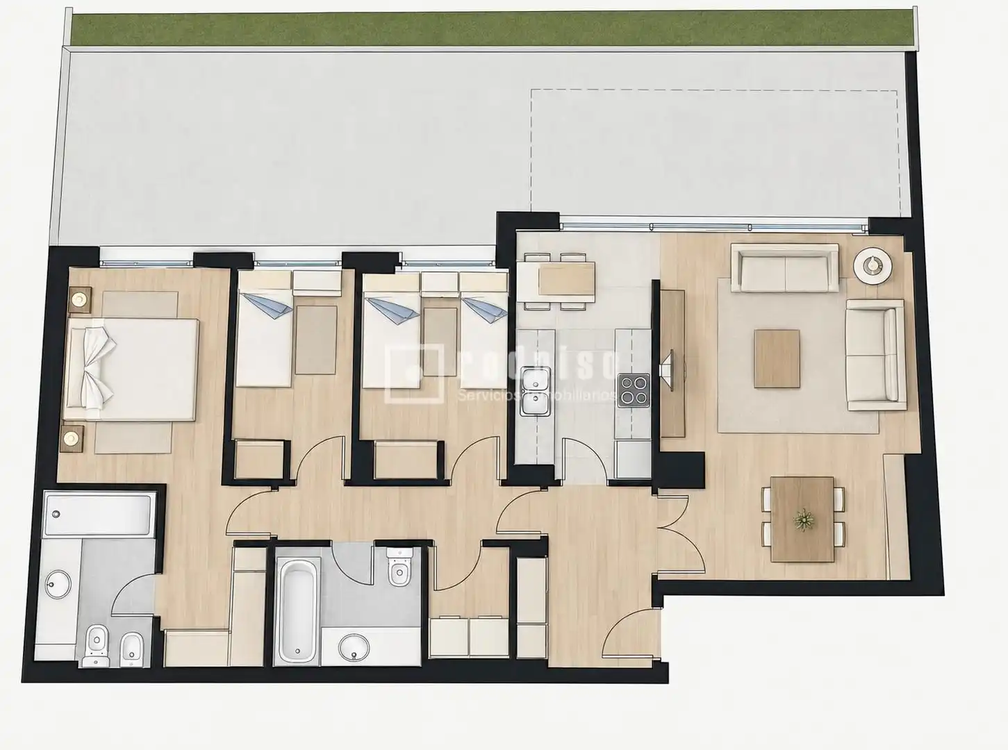Appartement avec piscine à vendre à Planeta Saturno, imagen 37