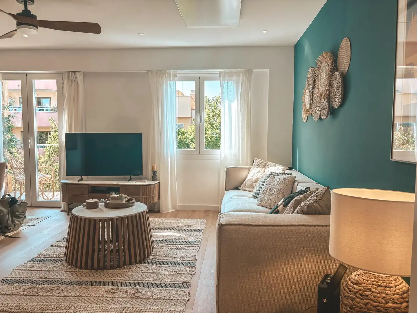 Sala de estar de Apartamento en venta en  Palma de Mallorca con Aire acondicionado, Trastero y Amueblado