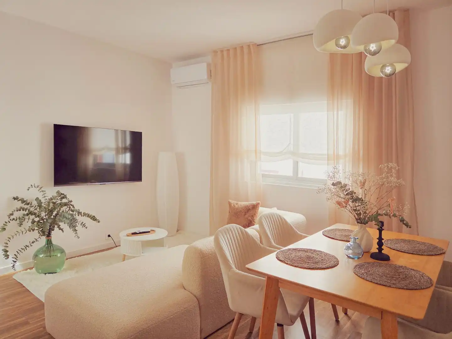 Living room of Flat for sale in Xeresa  with Air Conditioner, Heating and Storage room