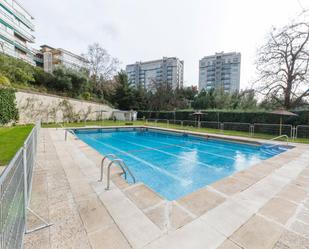 Piscina de Pis en venda en  Madrid Capital amb Calefacció, Jardí privat i Terrassa