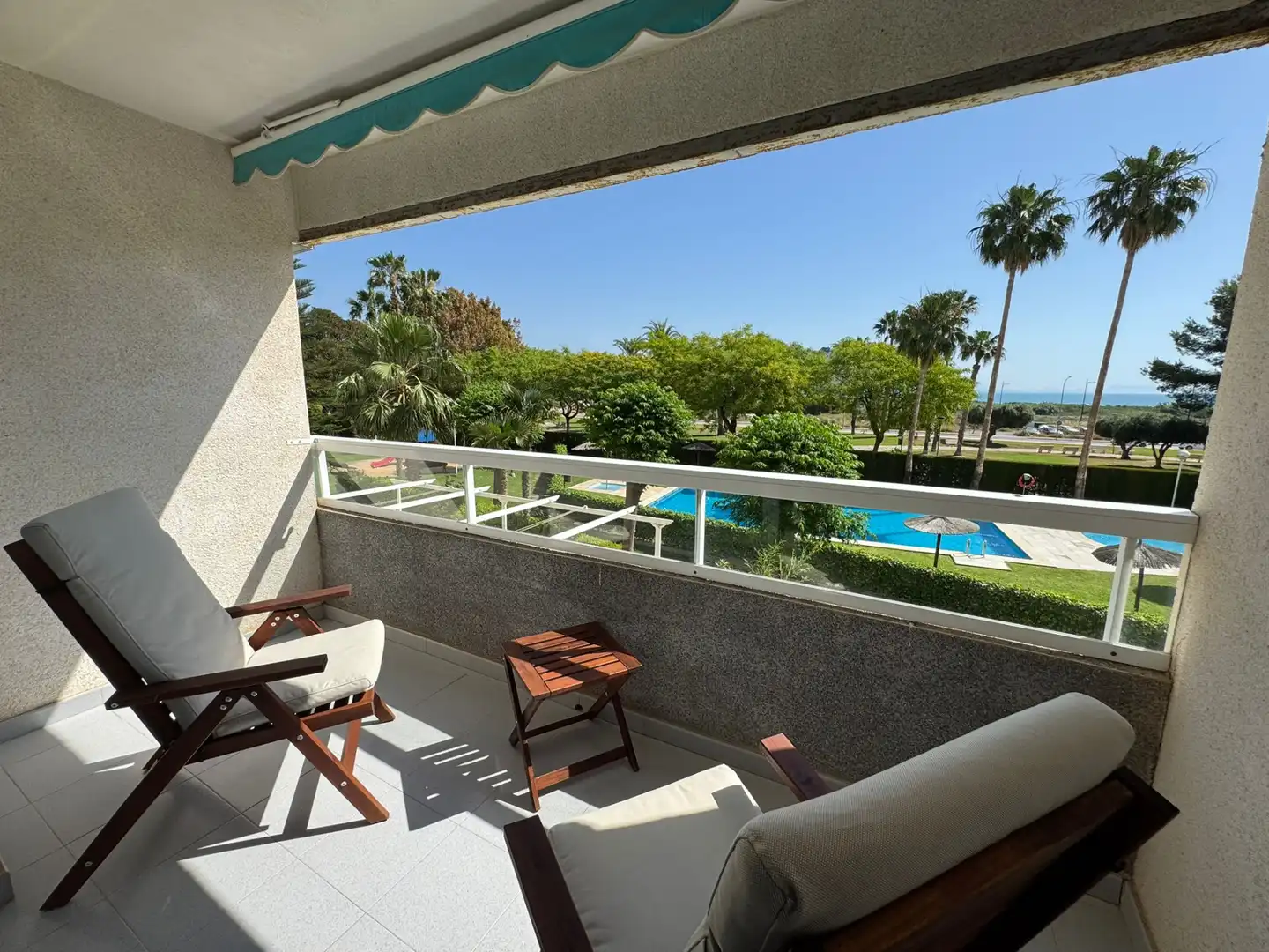 Terrasse von Wohnungen zur Miete in El Campello mit Klimaanlage, Heizung und Terrasse