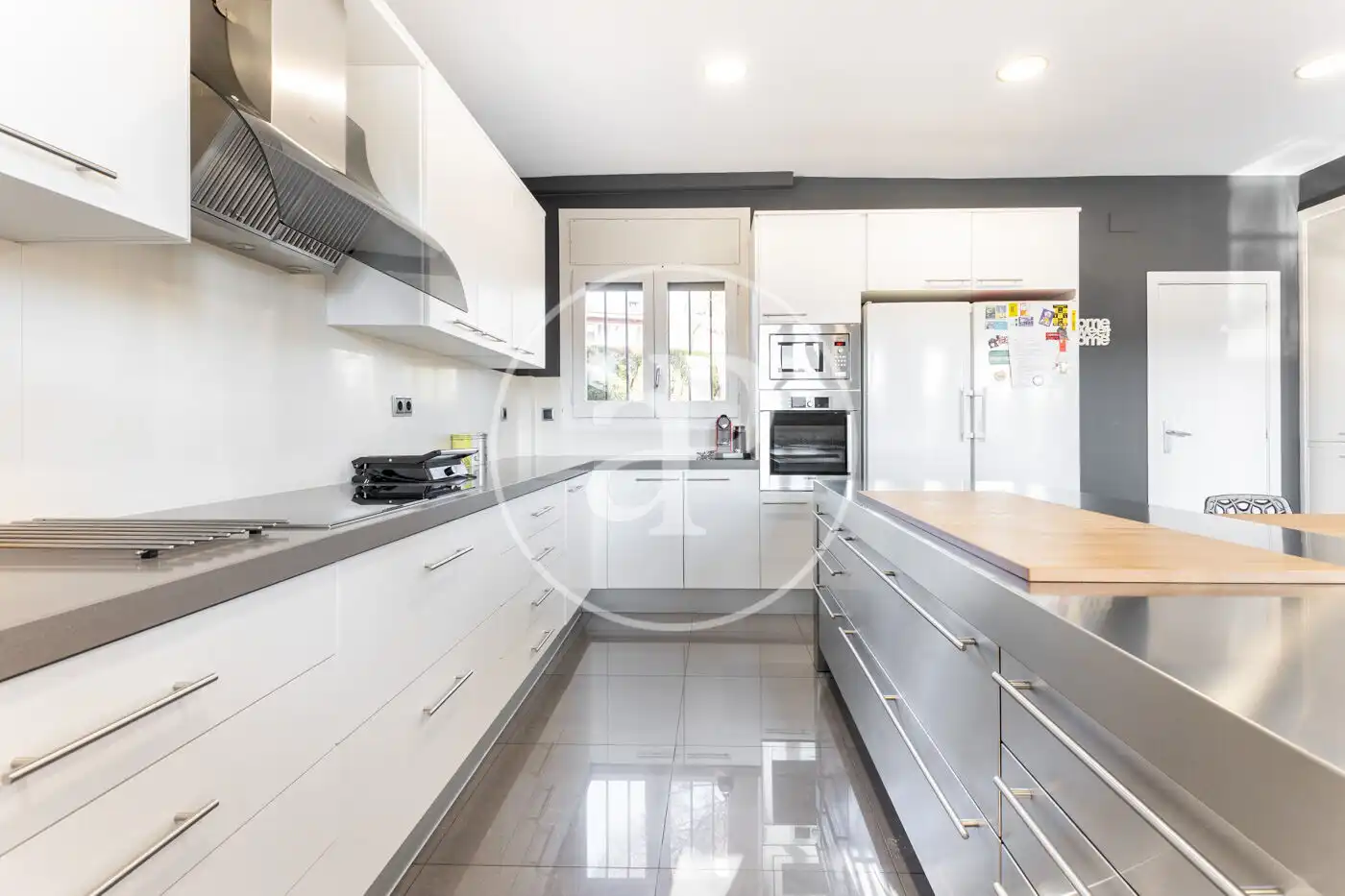 Kitchen of Houses for sale in Sant Cugat del Vallès  with Air Conditioner, Heating and Private garden
