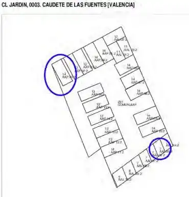 Garaje en venta en Caudete de las Fuentes