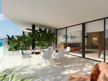Apartment mit Pool zum Verkauf in Las Gaviotas  - Carvajal