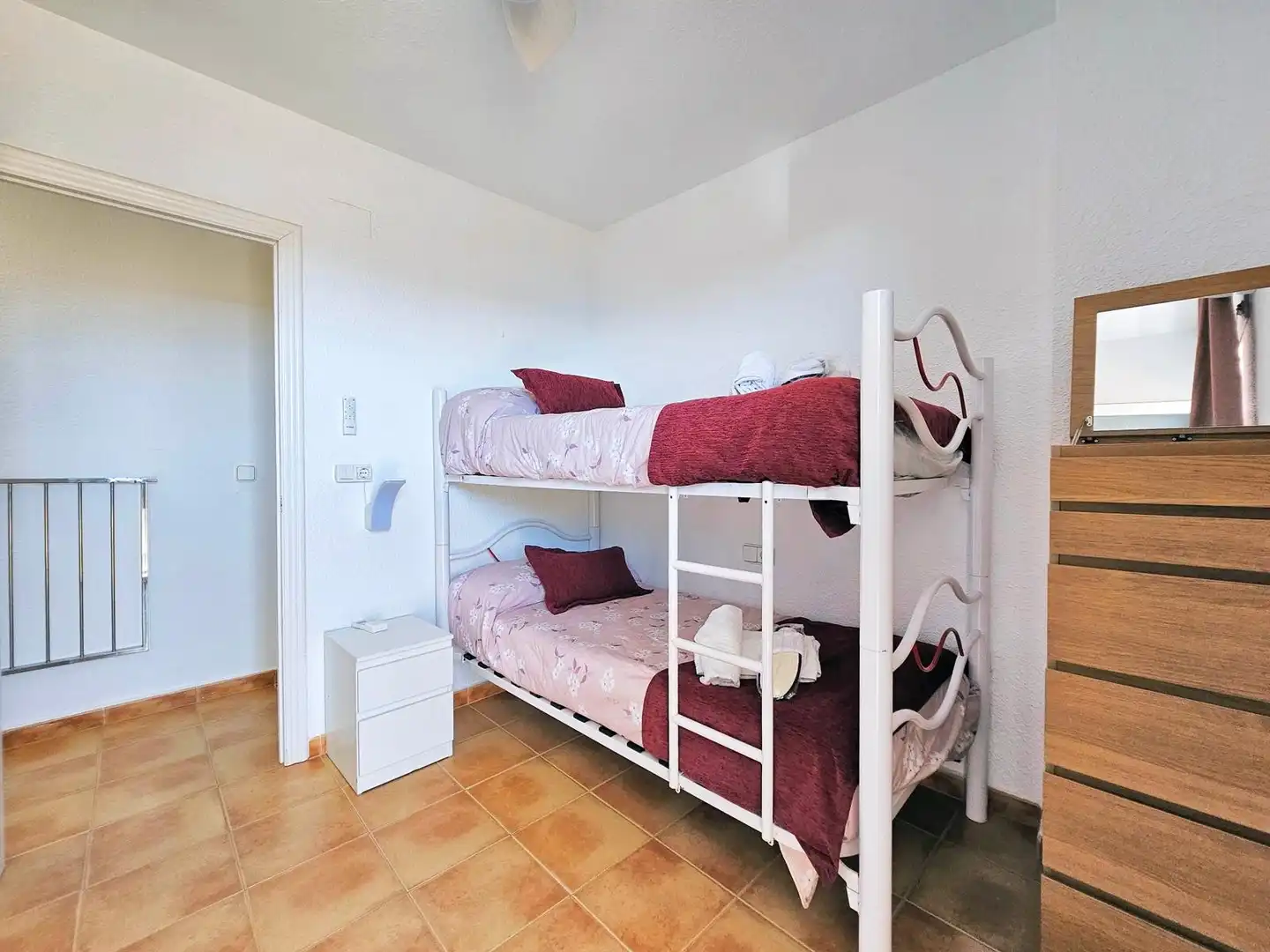 Bedroom of Detached homes for rent in La Manga del Mar Menor  with Air Conditioner, Heating and Terrace
