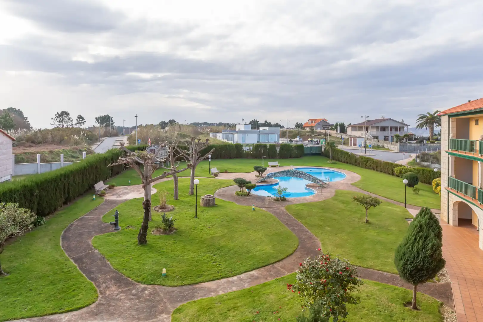 Piscina de Apartament en venda en Sanxenxo amb Terrassa, Traster i Moblat
