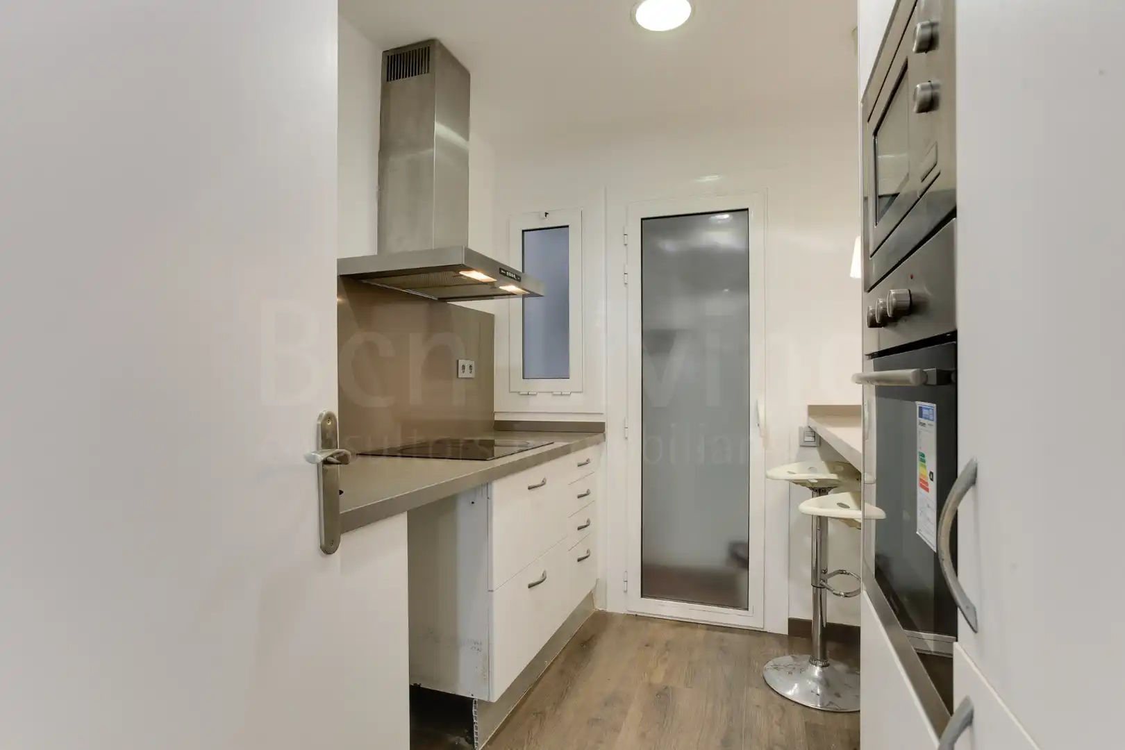 Kitchen of Flat for rent in Barcelona  with Air Conditioner, Heating and Parquet flooring