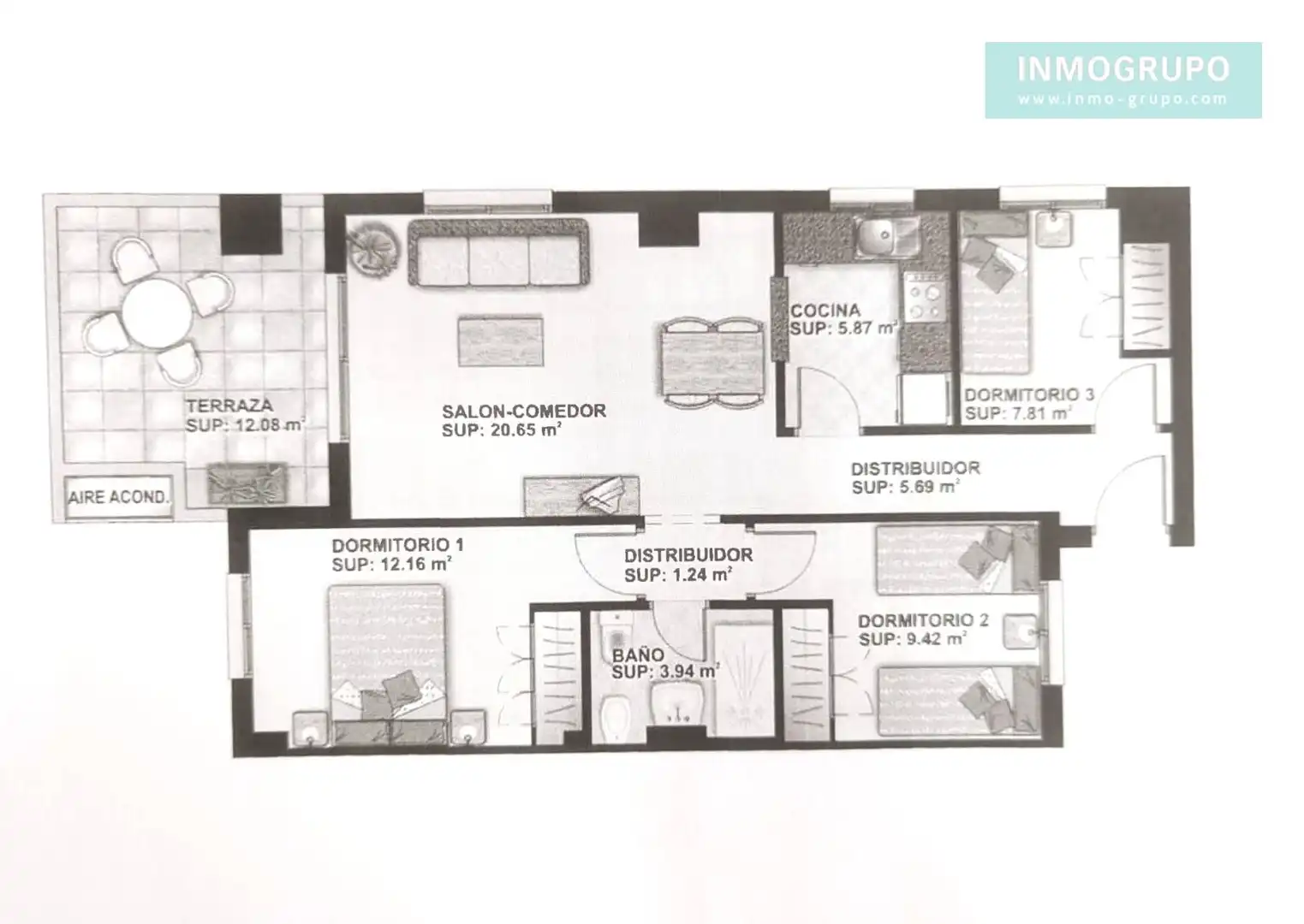 Apartamento en venta en Oropesa del Mar / Orpesa con Aire acondicionado, Calefacción y Terraza