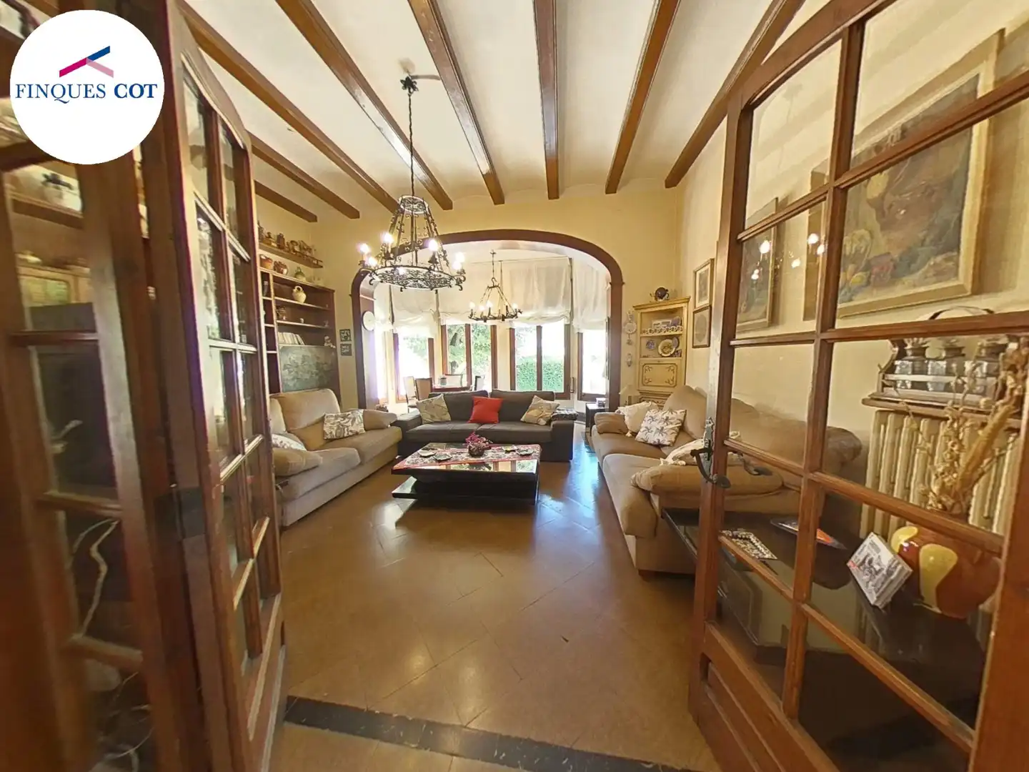 Wohnzimmer von Haus oder Chalet zum Verkauf in Cardedeu mit Heizung, Möbliert und Balkon