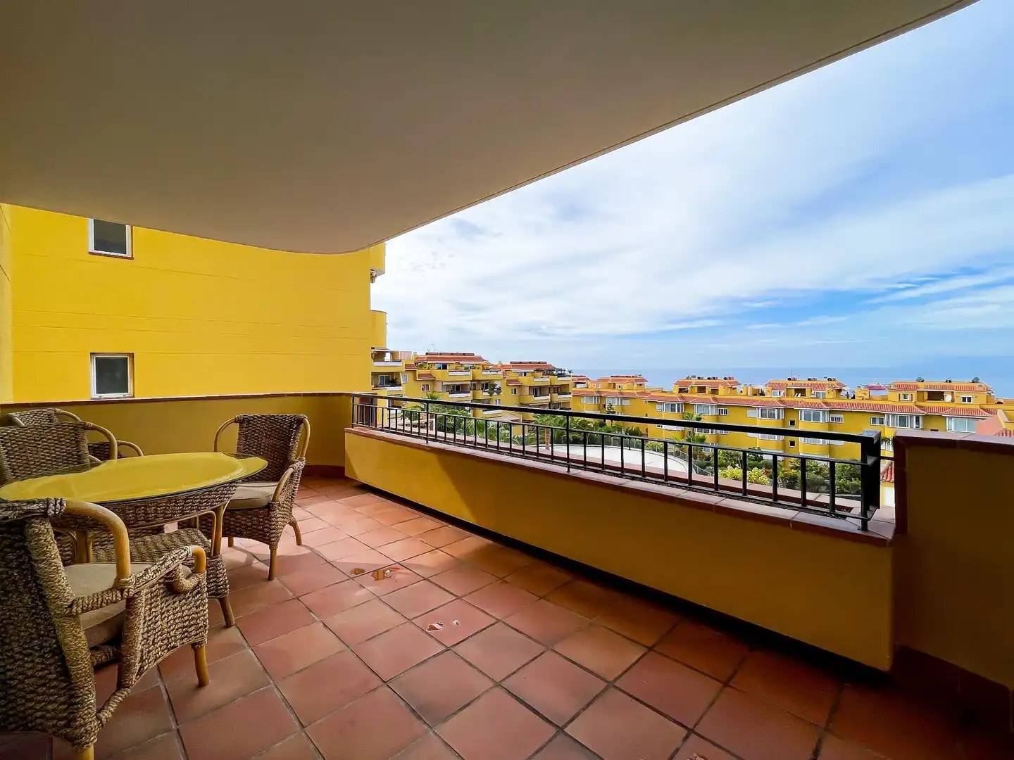 Terraza de Apartamento en venta en Santiago del Teide con Jardín privado, Terraza y Trastero