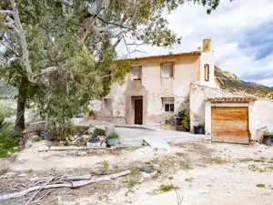 Vista exterior de Finca rústica en venta en Agost con Jardín privado, Terraza y Piscina